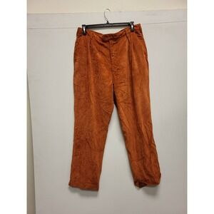 TRUST Mens Brown Corduroy Pants W38 L30 Casual Trousers Menswear Bottoms